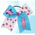 Gym Masters Stars Sequin Hair Bows - Blue/White